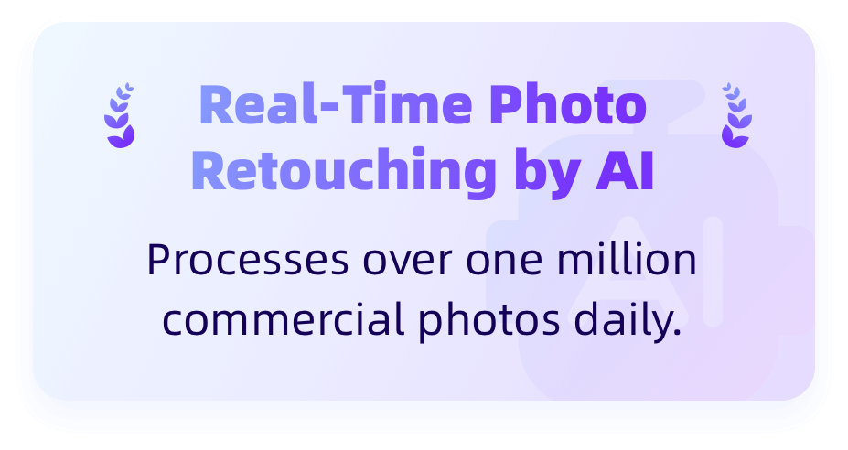 Commercial-grade AI retouch