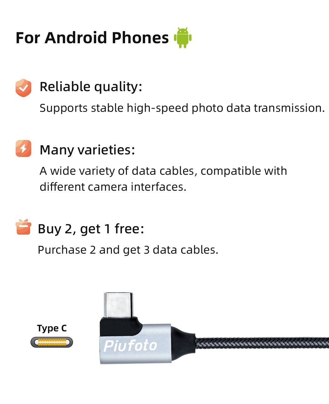 Stable and Reliable Data Transfer Cable