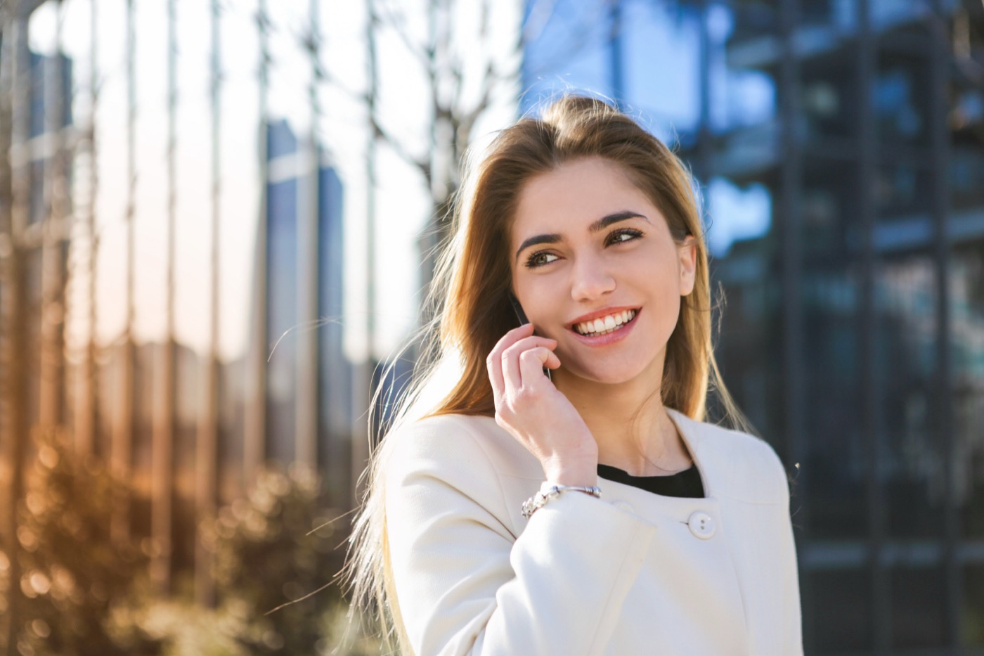 Portrait after AI retouching